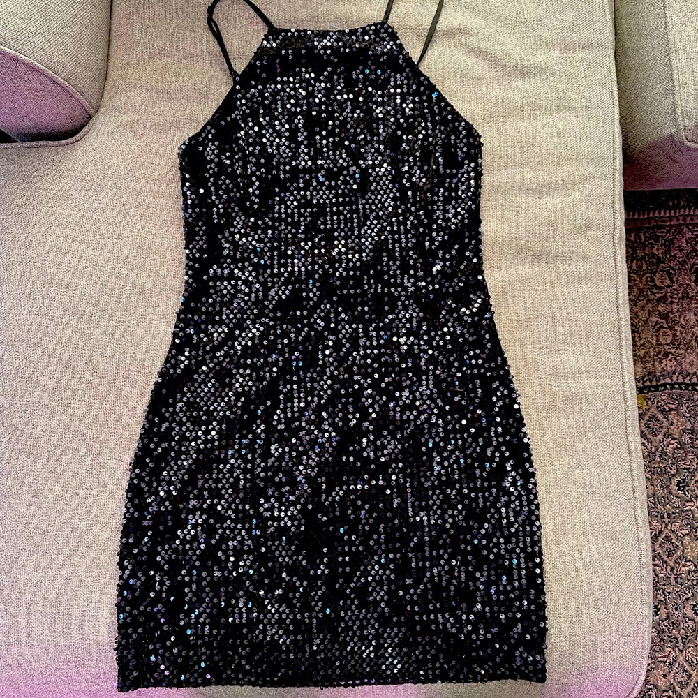 Sequin mini dress